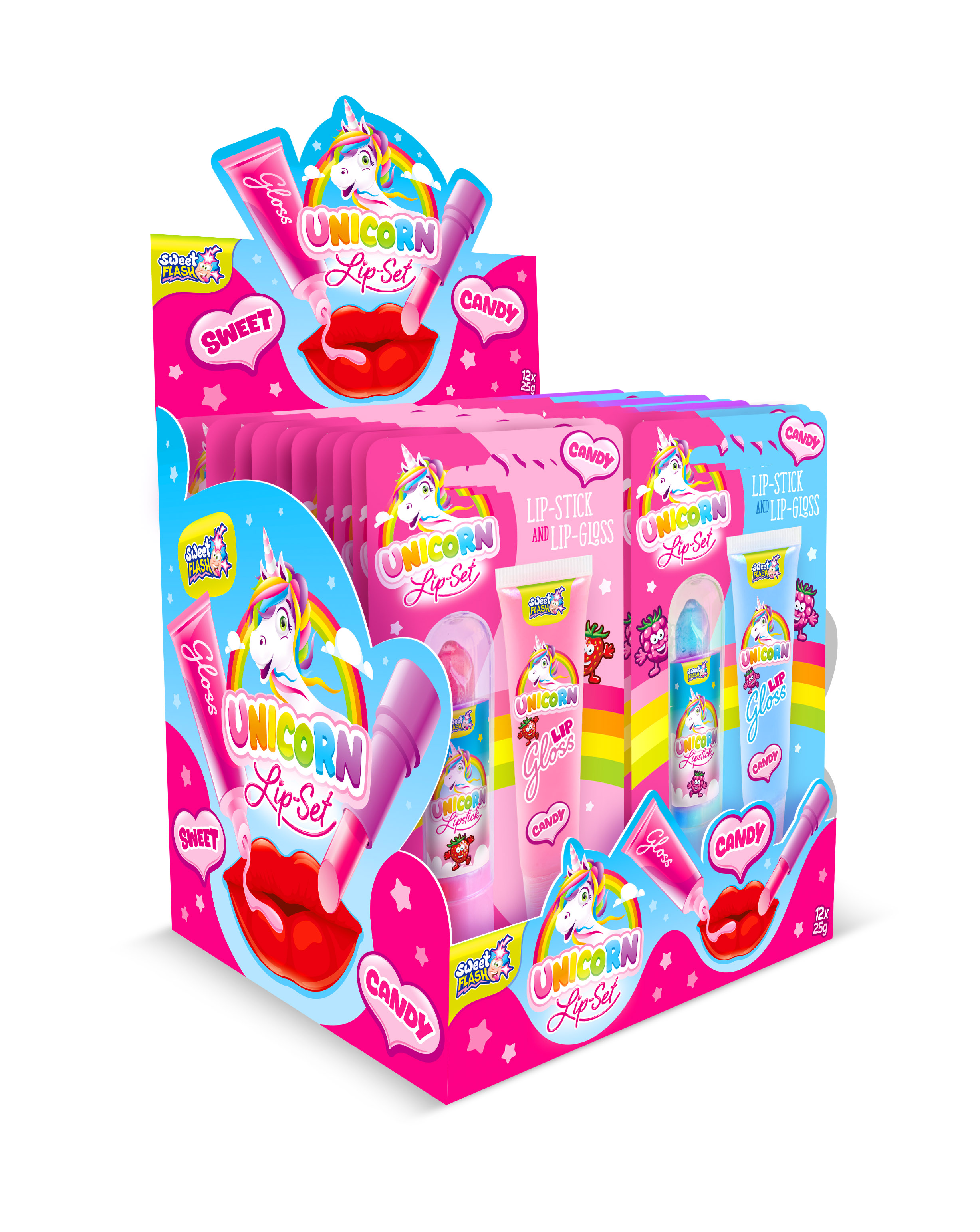Sweet Flash Unicorn Lip Set